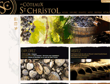 Tablet Screenshot of cave-saint-christol.com